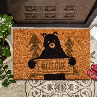 Cross-border Retro American Style Home Entrance Door Non-slip Door Mat Entrance Dirt-resistant Foot Mat Decorative Floor Mat Toilet Door Mat_voghion.com