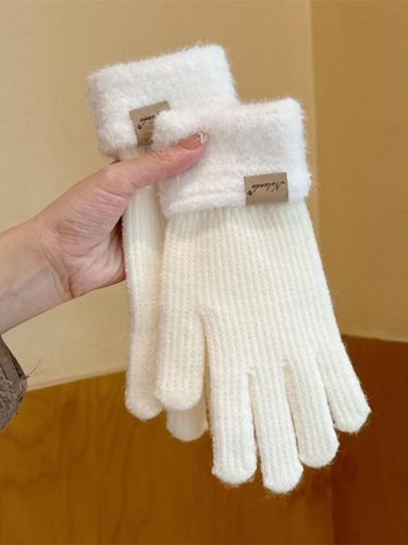 Gloves Women's Winter New Riding Warm And Cold-proof Extended And Thickened Women's Wool Winter Touch Screen Gloves_voghion.com