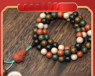 Chinese traditional Chinese medicine handmade five element "medicinal bead" jewelry promotes sleep, brings luck and wealth, and eliminates mold_voghion.com