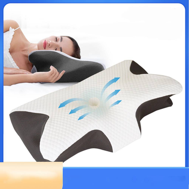 Cervical Pillow For Neck And Shoulder,Contour Memory Foam Pillow,Ergonomic Neck Support Pillow For Side Back Stomach Sleepers With Pillowcase_voghion.com