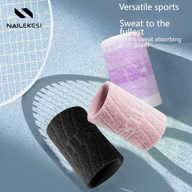 Unisex Sports Wristband – Moisture-Wicking & Breathable Wrist Towel For Running, Tennis & Gym (Cotton-Polyester Blend, 14 Color Options)_voghion.com