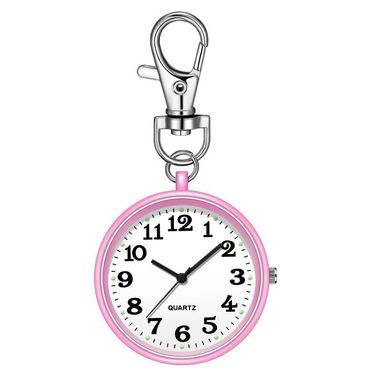 Watch Pendant Children's Student Pocket Watch Large Digital Key Chain Hanging Watch Nurse's Watch Clear Quartz Watch_voghion.com