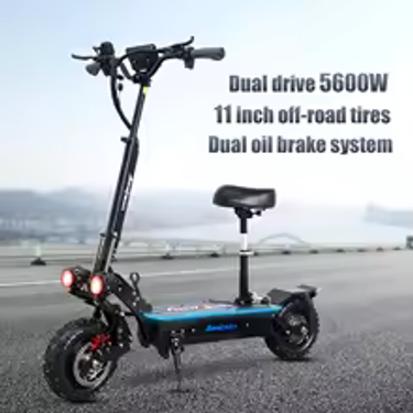 ARWIBON Q06Pro Electric Scooter 2800W*2 Dual Powerful Motor 11" Off-road Tire 60V 55-75km/h Max Speed 27Ah Battery 50-70km Rang_voghion.com