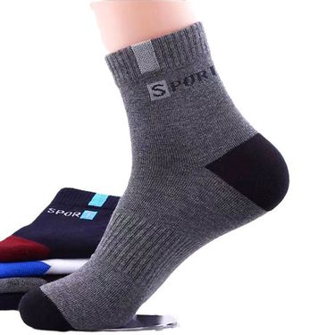 Men's And Women's Medium Tube Deodorant Sweat-absorbing Breathable Thin Socks Spring, Summer And Autumn Sports Socks Alphabet Socks_voghion.com