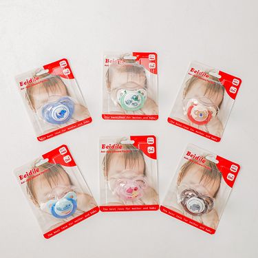Mother & Kids Baby Pacifier Cartoon Animal Silicone Sleeping Pacifier Newborn Baby Comfort Pacifier_voghion.com