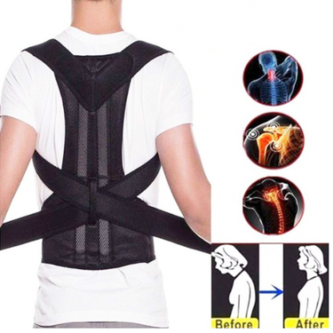 Posture Corrector Back Posture Brace Clavicle Support Stop Slouching and Hunching Adjustable Back Trainer Unisex Correction belt_voghion.com