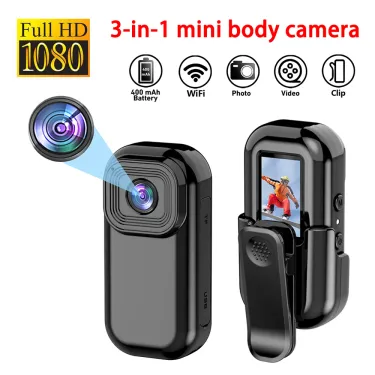 HD 1080P Mini Camera WiFi Pocket Outdoor Sports Video Audio Recorder Loop Record Magnetic Back Clip Bicycle Camcorder_voghion.com