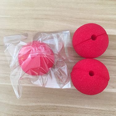 Specifications 50mm clown nose red sponge ball opp independent bag party event supplies clown dress up_voghion.com