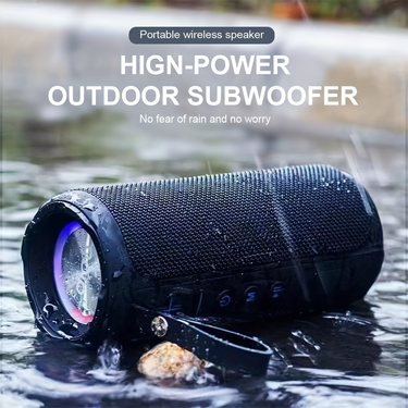 20W Power Portable Portable IPX5 Waterproof Sports Wireless Audio Super Heavy Subwoofer Indoor And Outdoor 3D Stereo_voghion.com