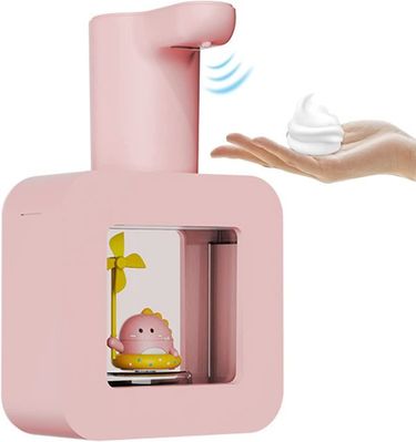 Automatic Soap Dispenser,Cute Cat Touchless Soap Dispenser with Night Light,400ml Kids Soap Dispenser,Rechargeable Wall Mounted_voghion.com
