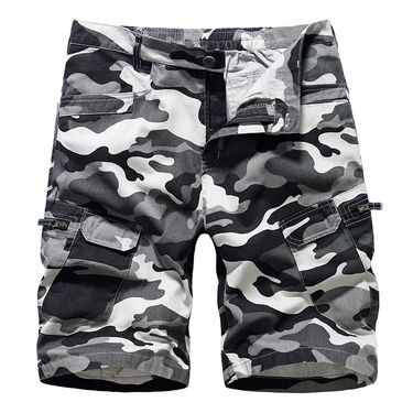Tactical Casual Short Jeans Camouflage Men's S Men Short Pants Camo Multi Color Canvas Fabric Print Pattern Board692_voghion.com