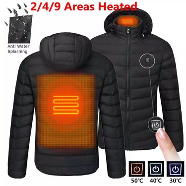 Heating Winter Smart Heating Cotton-padded Jacket Usb Charging Heating Cotton-padded Men's Coat_voghion.com