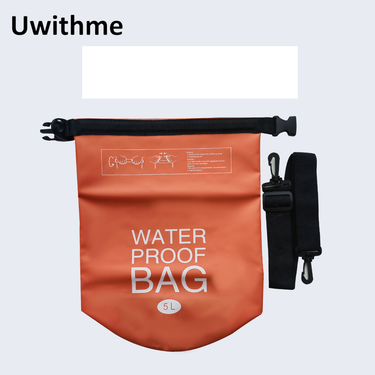 5 litre waterproof paddle board storage bag Single shoulder drift Bucket Bag Sports Swimming PVC mesh bag_voghion.com