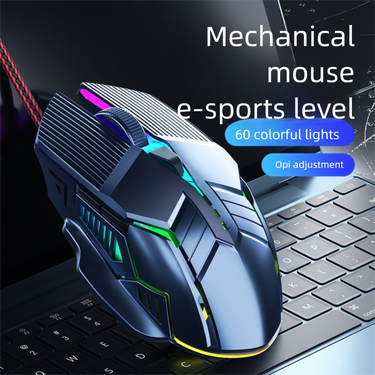 Wired Silent Gaming Mouse Luminous Breathing Light Computer Office E-sports Desktop Notebook_voghion.com