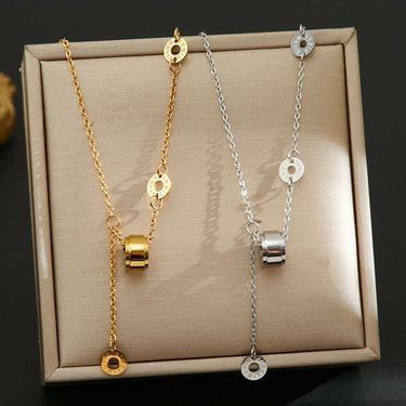Live Small Waist All-Purpose Titanium Steel Necklace For Women, Gold Non-Fading Jewelry, Versatile High-End Jewelry_voghion.com
