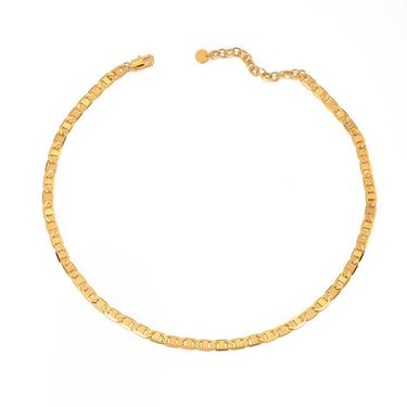 Cuban Vintage Necklace INS Trend Hip-Hop High-End Texture Pattern Chain Women's Trendy Accessories_voghion.com