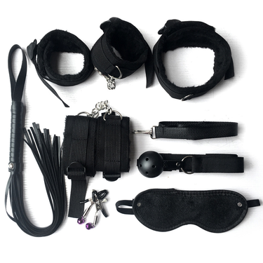 Ribbon 7-piece set, seven-piece set, adult alternative passionate SM sex products _voghion.com