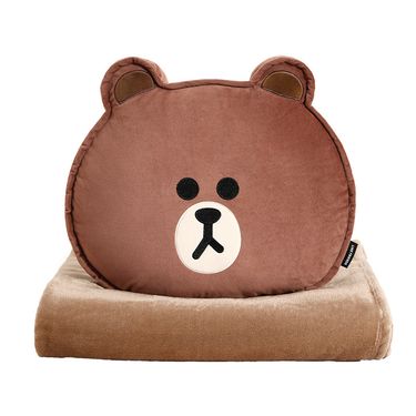 bedding Dual-use Thick Winter Blanket Office Nap Two-in-one Car Pillow_voghion.com