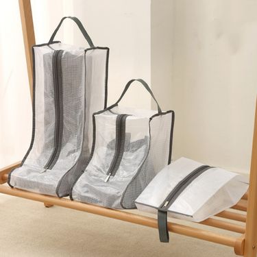 Boot Storage Bags For Travel - Clear Dustproof Shoe Protector (Fits Knee-High & Ankle Boots Zippered Closure Breathable Fabric Packable Design)_voghion.com