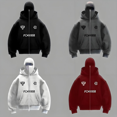 Men's Clothing Trendy Brand Plus Velvet Double Hood Unique Design Sweatshirt Autumn And Winter New Men And Women Same Loose Y2K Sweatshirt Hooded_voghion.com