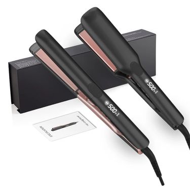 Hair Curler Straight Dual Purpose Electric Plywood Household Curling Iron Negative Ion High Temperature Hair Straightener Vibration Straightener_voghion.com