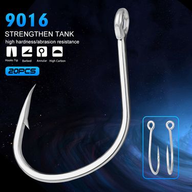 Sea Iron Plate High Carbon Steel Dumb Tin Tied Line Fish Boat Fishing Hook Sport Hooks 9016 Boxed_voghion.com