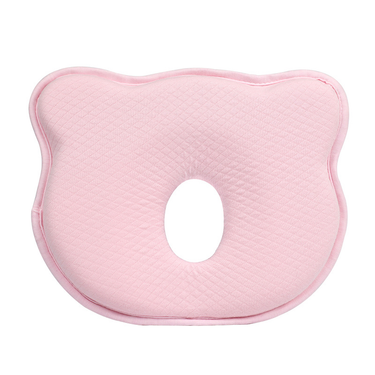 Baby anti deviation pillow flat head memory shaped pillow newborn baby cotton core correction baby head pillow_voghion.com