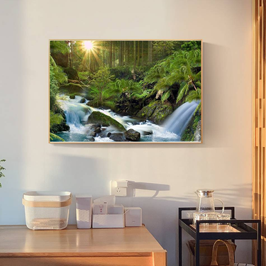 RUOPOTY Classic Paint By Numbers Original gifts Decorative Paintings Forest Waterfall Painting Numbers Wall Decor _voghion.com