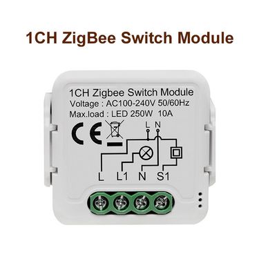 Tuya ZigBee 3.0 Light Switch Module, Smart DIY Breaker 1 2 3 4 Gang Supports 2 Way Control, Works with Alexa Google Home_voghion.com