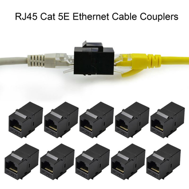 Xinweiqing 20Pcs Network Connectors Stable Signal Anti-interference Golden Plated Pins RJ45 Cat 5E Ethernet Cable_voghion.com