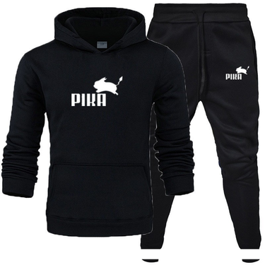 Spring and Autumn Manufacturer Loose Large Size Fleece Hooded Sweatshirt Men and Women Couple Sweatshirt Set_voghion.com