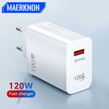 Fast 120W Charging QC3.0 for Samsung iPhone Xiaomi Hongmi Note 11Pro K50 POCO Wall Mount Phone Adapter USB Cha_voghion.com