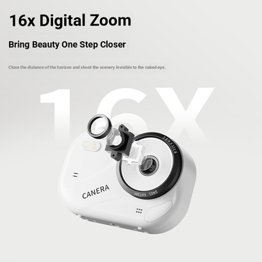 X1000 Retro CCD Camera – 8MP HD Selfie & Travel Camera With 16x Digital Zoom, 2.4" Screen & Electronic Anti-Shake (Black/White/Pink)_voghion.com