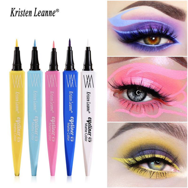 "3PCS" Black Technology ultra fine pencil core brush matte quick drying color eyeliner_voghion.com