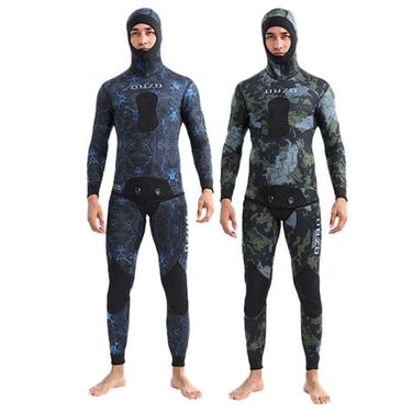 New 3mm Fish Hunting Split Body Swimming And Surfing Suit, Men's Thick Cold Proof, Sun Protection, Quick Drying, Free_voghion.com