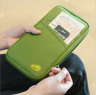 Multifunctional card holder clutch travel passport ticket holder organizer men's and women's ID storage bag_viptrois.com