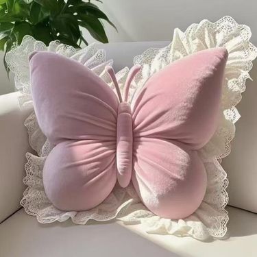 New Princess-style Soft Office Cushions, Modern Lace Bow Throw Pillows, Bedroom Sofa Cushions_voghion.com