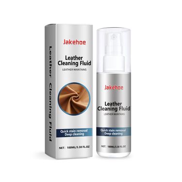 Jakehoe Leather Cleaning Liquid Furniture Leather Stain Removal Cleaning Polishing Brightening Care Protective Cleaner_voghion.com