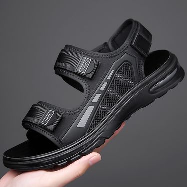 Sandals Men's Summer 2025,New Sweat Casual Outdoor Beach Shoes With Soft Sole And Non-Slip Air Cushion For Men_voghion.com
