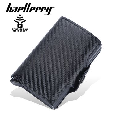 New Holder Men, Anti-Magnetic, Multiple Slots, Dual Aluminum Box Case, Automatic Pop-Up Card Clip For Men_voghion.com