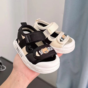Children's Shoes Summer Baby Sandals With Closed Toe Soft Sole Toddler Shoes Beach Shoes_voghion.com