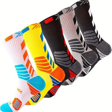 2025d Basketball Elite Training Socks Men And Women Trendy Color-Block Long Tube Professional Sports_voghion.com