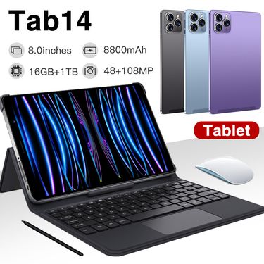 2023 new 8-inch Tab14 tablet with dual SIM 3G calling and eight core IPS screen_voghion.com