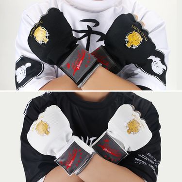 Gel Boxing Gloves Half Finger Boxing Gauntlets Sanda Fight Lazy Fast Hand Wrap With Bandage Hand Guard Cloth Muay Thai Men And Women_voghion.com