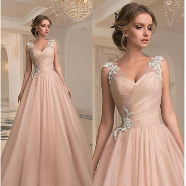 Women's spring and summer long dress 2021 new V-neck tube top fashion mesh dress elegant long dress_voghion.com