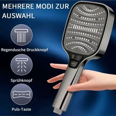 American Style 8-Function Supercharged Hand Spray Label New Professional Super Strong Shower Bath Head_voghion.com