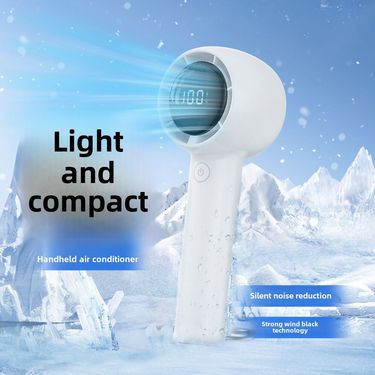 New Digital Display Outdoor Portable Usb Charging Violent Hurricane Mini Fan Handheld Turbo Fan_voghion.com