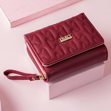 Purse Wallet Clutch Bag Purse Short Multi-card Women's Purse Stylish Zipper Card Bag Women's Purse_voghion.com