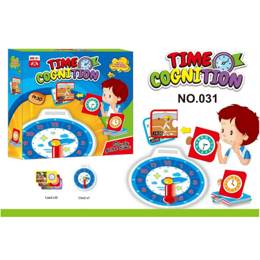 Montessori Paper Alarm Clock Puzzle Toys Alarm Clock Life Management Clock Game Early Educational Learning Toys Gift For Kid_voghion.com