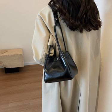 2025 New High-End Style Birthday Gift Women's Fashion Versatile Trendy Single Shoulder Handbag Bucket Bag_voghion.com